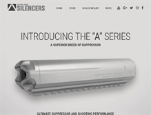 Tablet Screenshot of alphadogsilencers.com